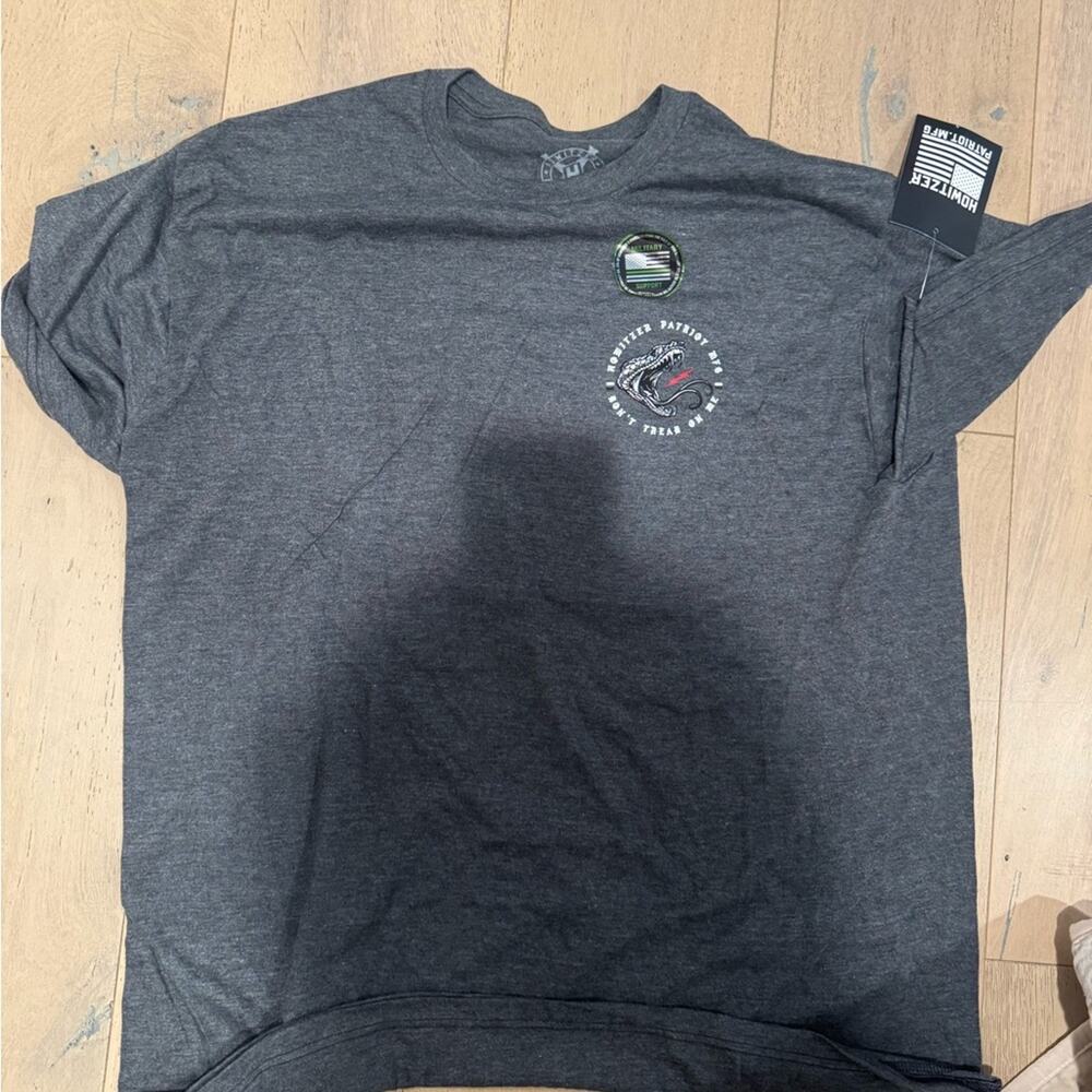 Dark Gray Graphic Tee howitzer patriot maga